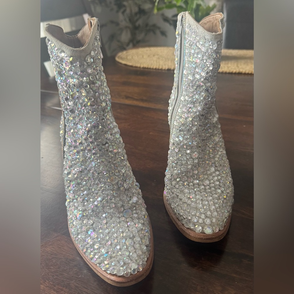 Free People Barclay Backstage Rhinestone Boots - Picture 3 of 8